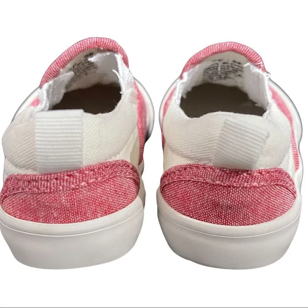 4/$25 -‎ Gap Kids Red & White Slip-On Loafers